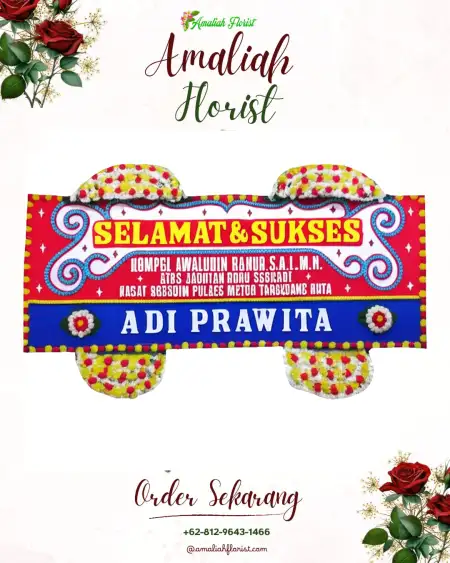 Papan Bunga Ucapan Selamat Tlogodowo